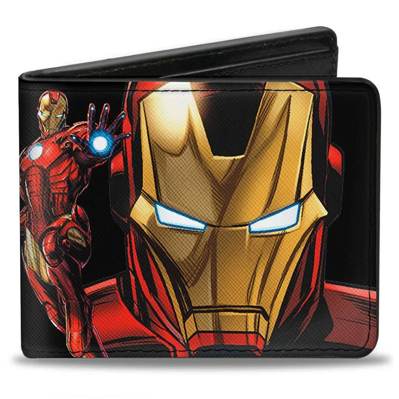 Iron Man Avengers Marvel Comics Adult Bi-Fold Wallet - Image 1