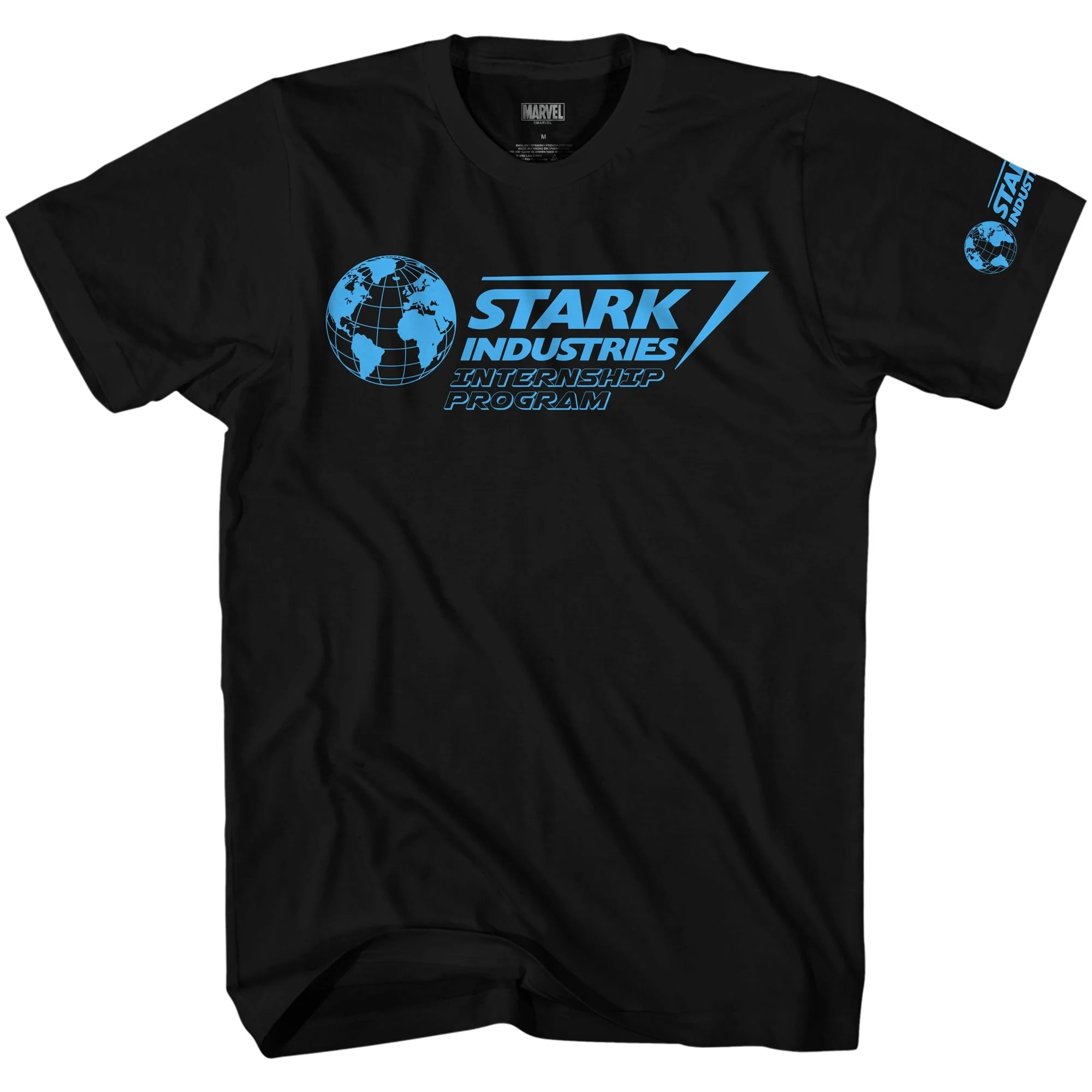 Iron Man Stark Industries Intern Marvel Adult T Shirt - Image 1