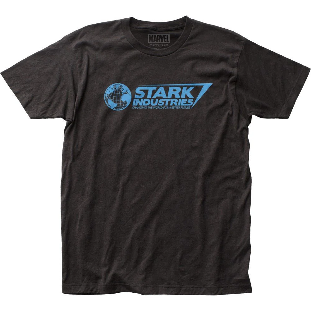 Iron Man Stark Industries Marvel Adult T-Shirt - Image 1