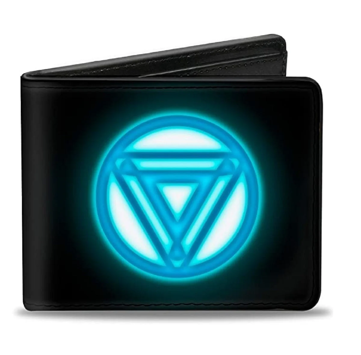 Iron Man Arc Reactor Glow Marvel Comics Bi-Fold Wallet - Image 1
