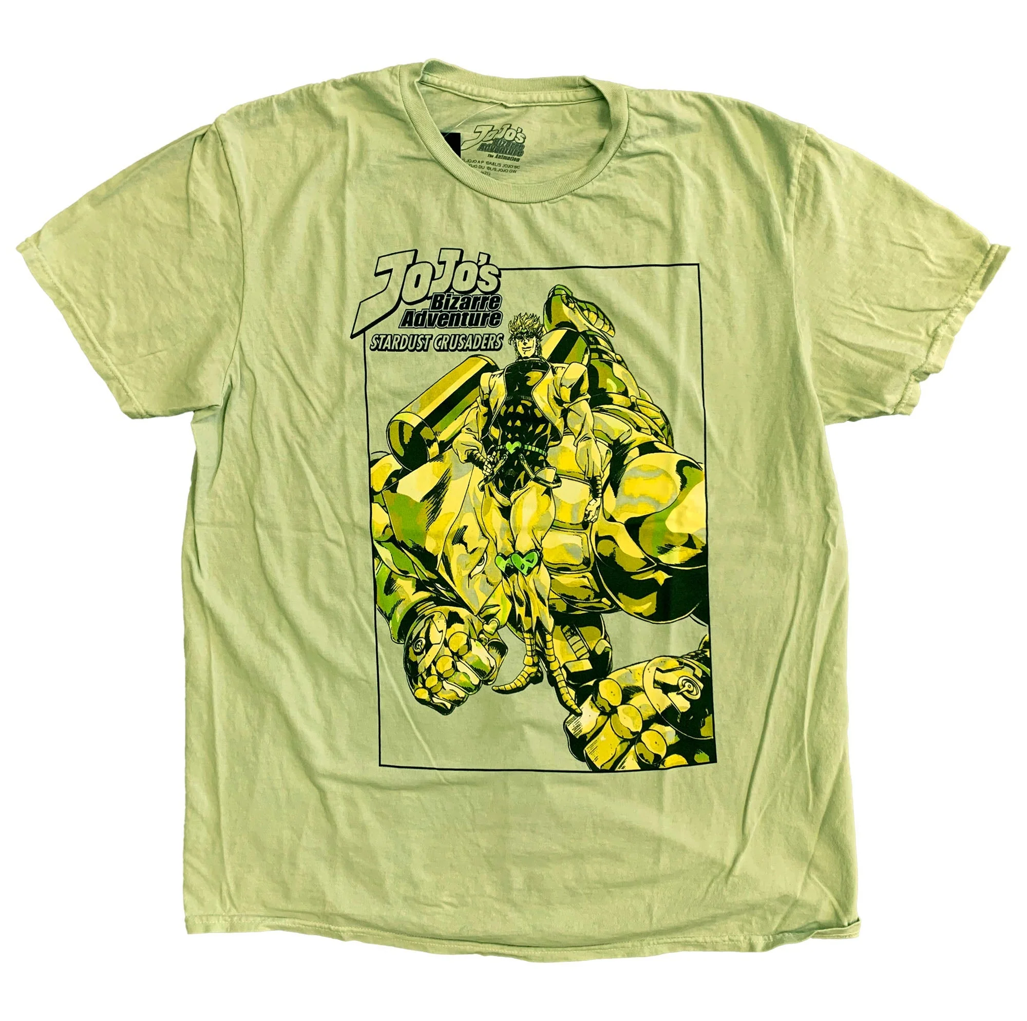 Jojo Bizarre Adventure Group Stardust Crusaders Anime Adult T-Shirt - Image 1