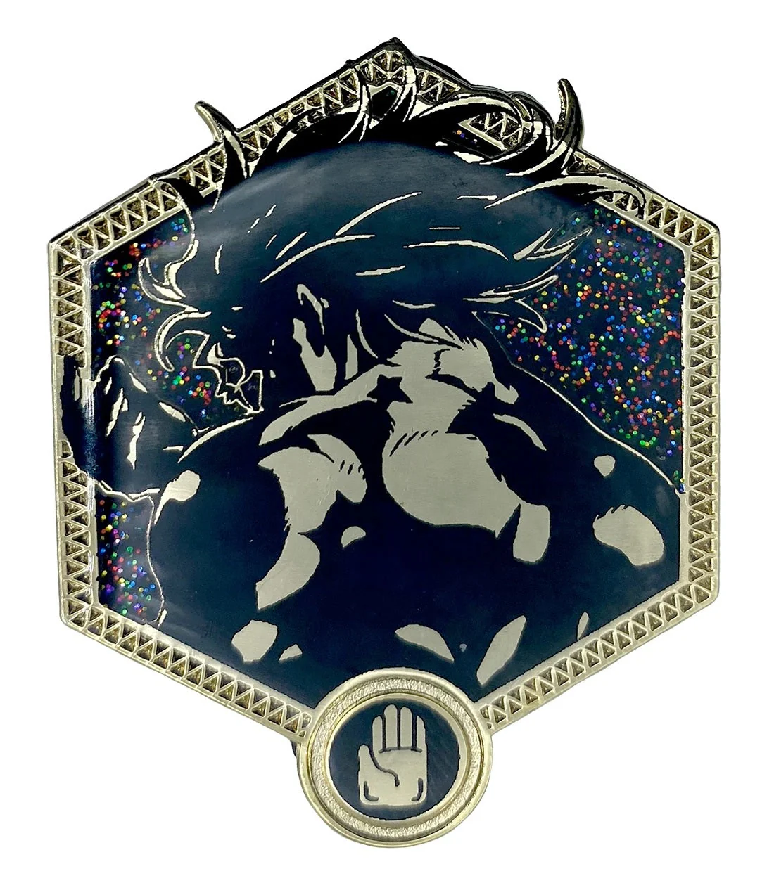 JoJo’s Bizarre Adventure Shadowed DIO Golden Series Enamel Pin