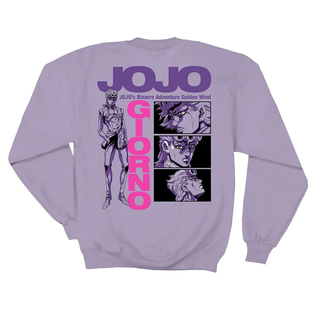 JoJo's Bizarre Adventure Giorno Golden Wind - Front & Back Print - Licensed Adult Sweatshirt - Image 2