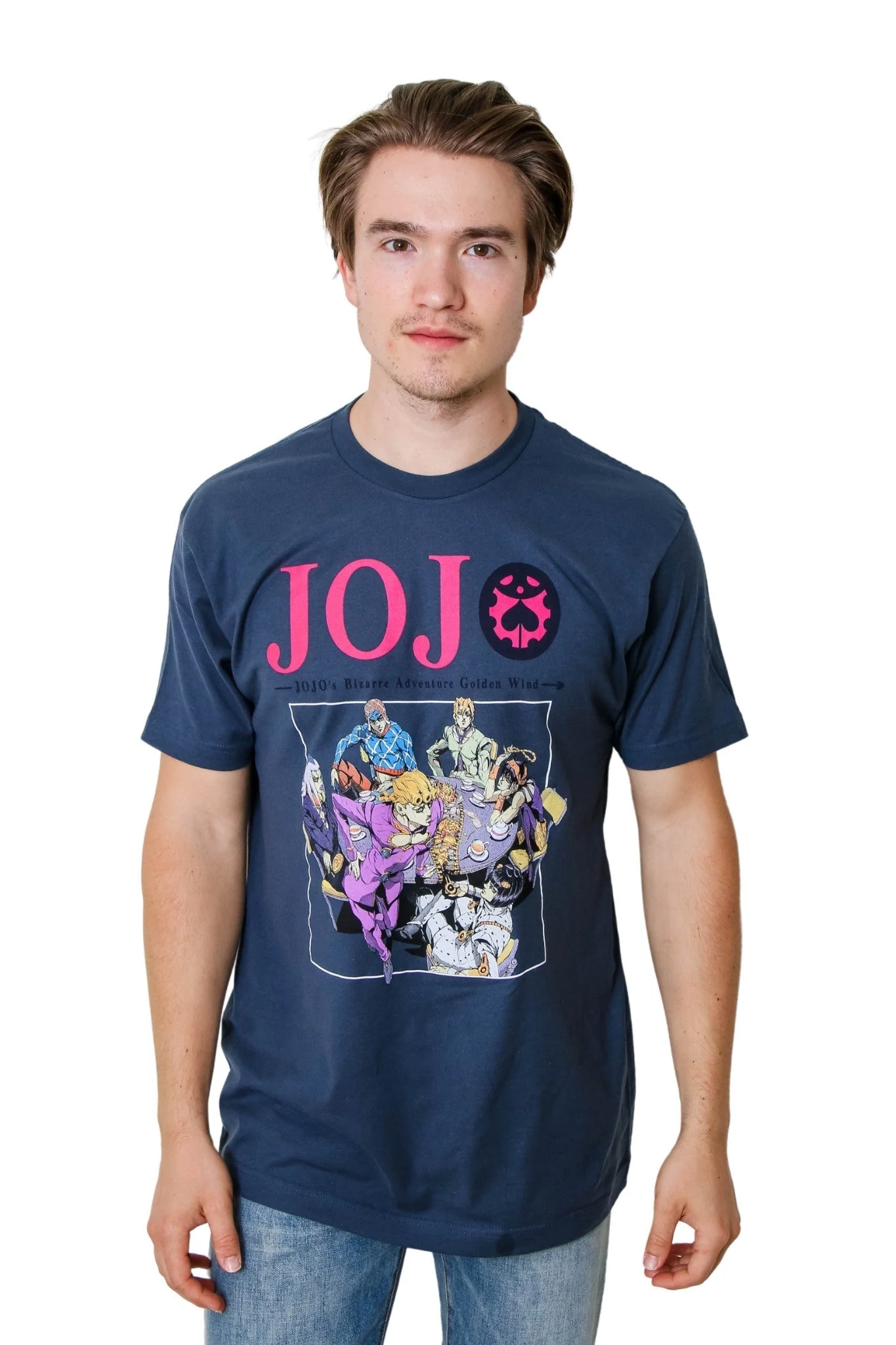 JoJo's Bizarre Adventure Golden Wind Officially Licensed Adult T-Shirt - Image 2