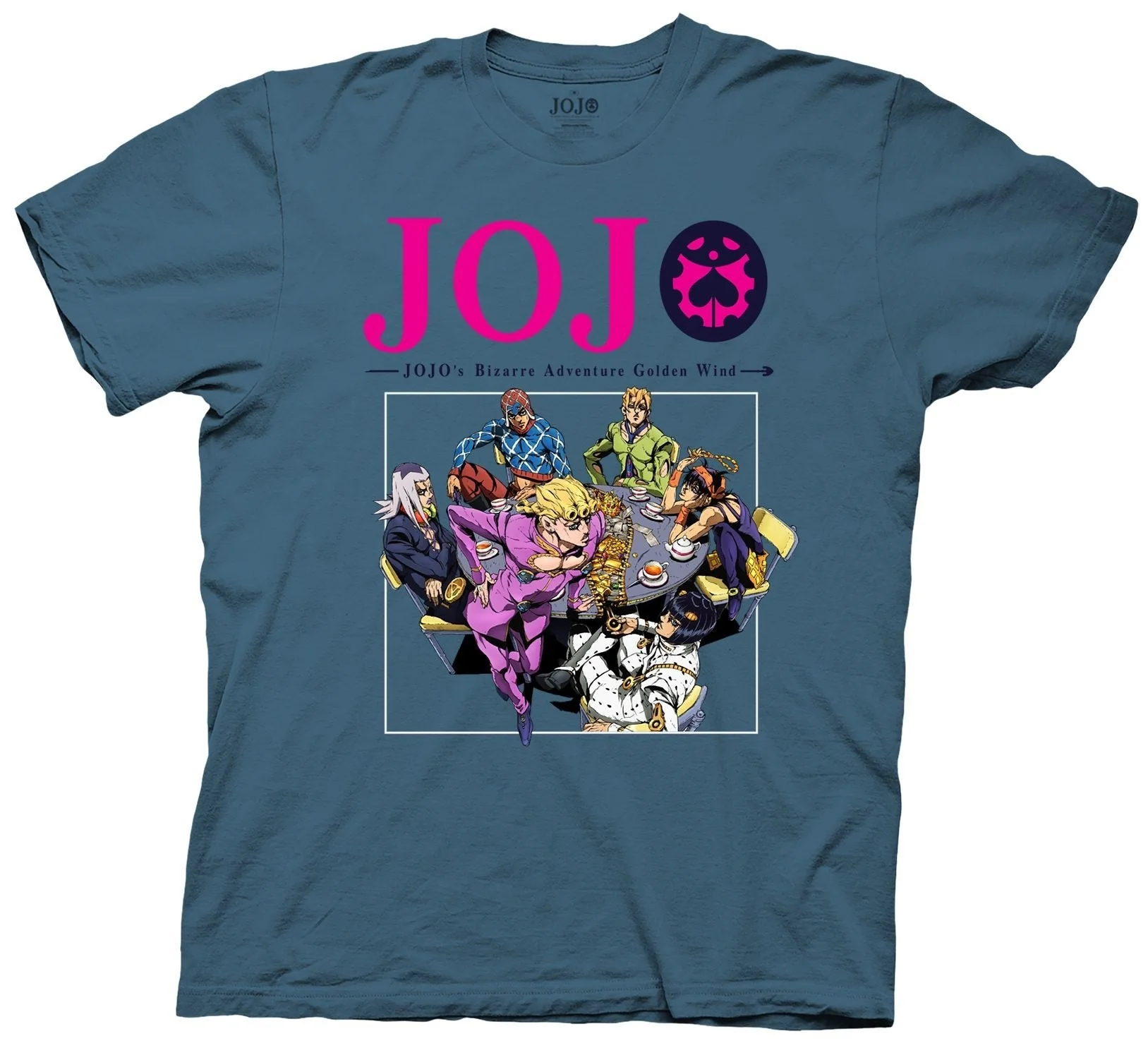 JoJo's Bizarre Adventure Golden Wind Officially Licensed Adult T-Shirt - Image 1