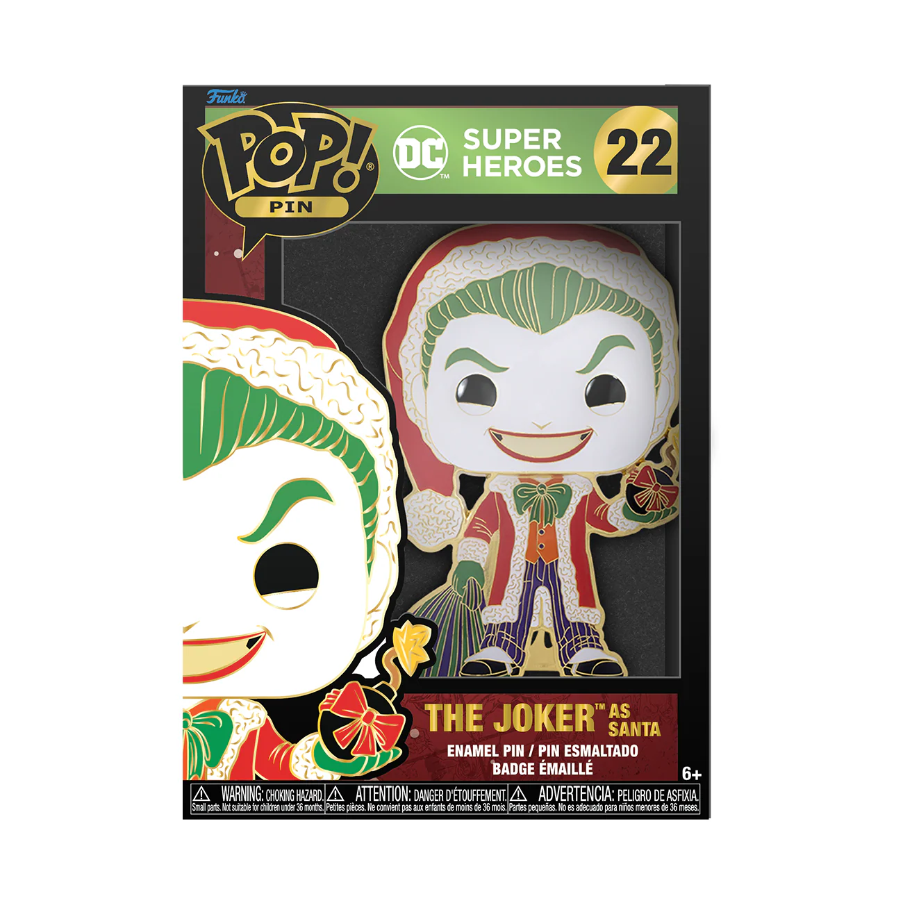 Funko Pop! Pins: DC Super Heroes Holiday - The Joker As Santa - Image 2