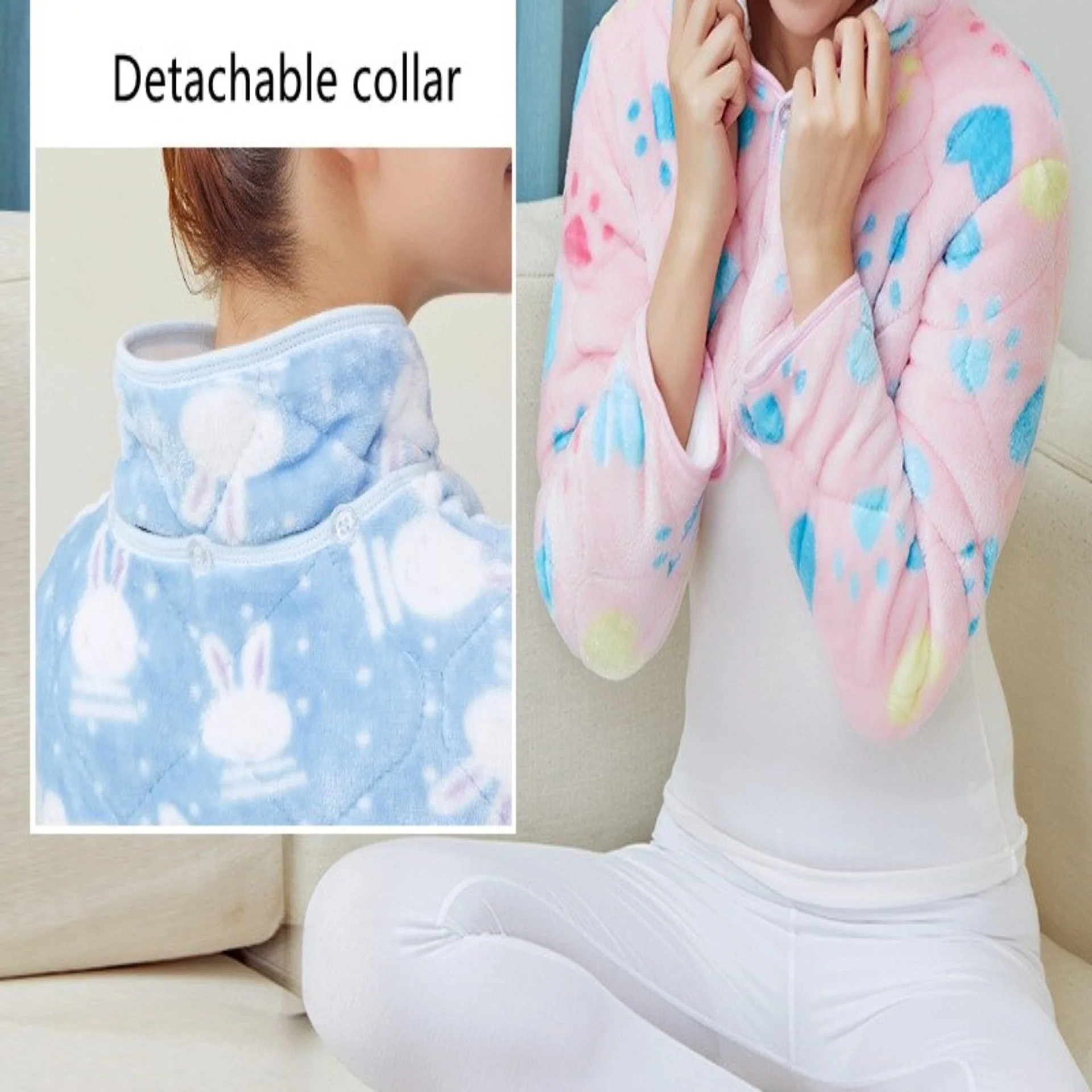 Back Warmer Shoulder Support Double-Sided Winter Jacket - Image 3