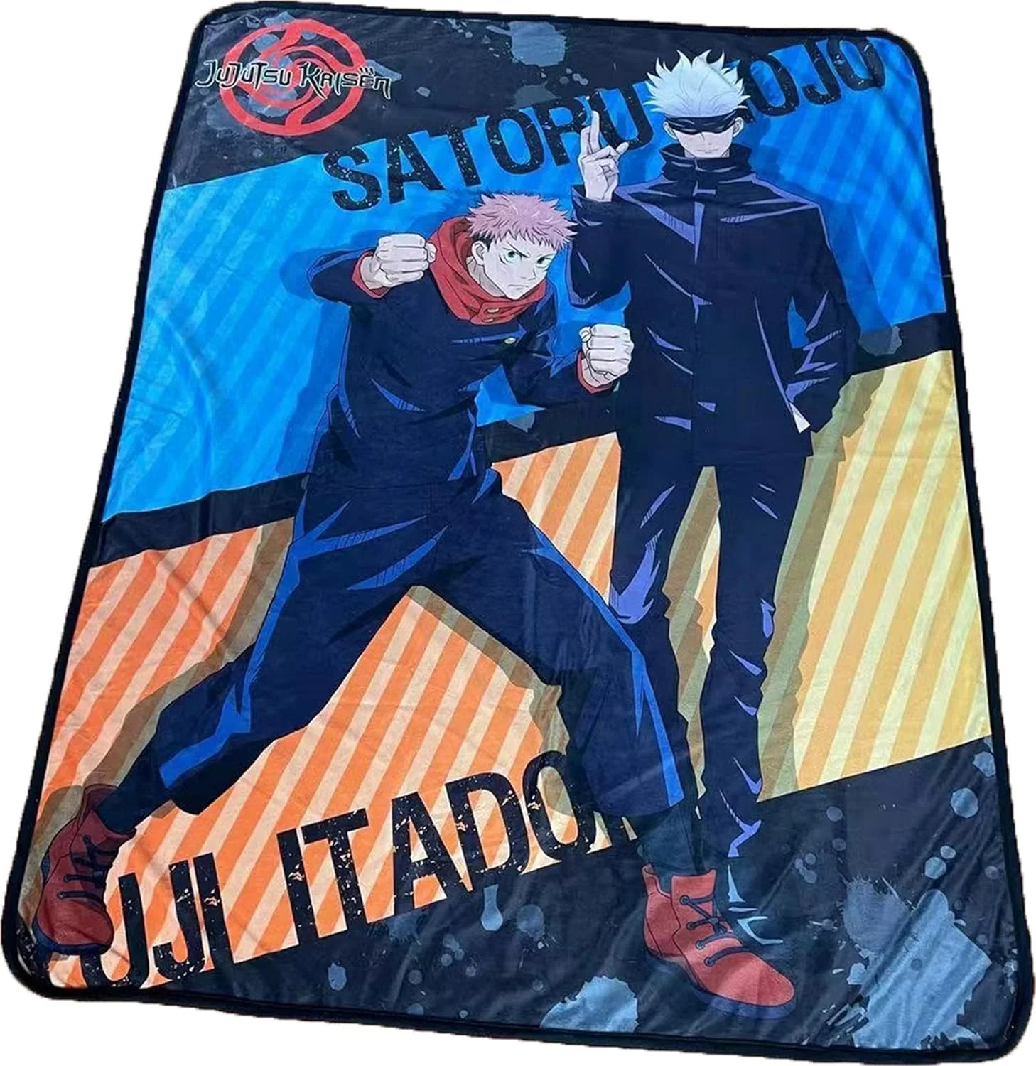 Jujutsu Kaisen - Yugi And Gojo - Great Eastern Entertainment - Throw Blanket 46" by 60" - Image 1