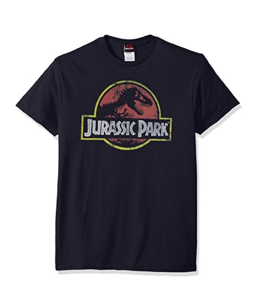 Jurassic Park Logo Adult T-Shirt - Image 1