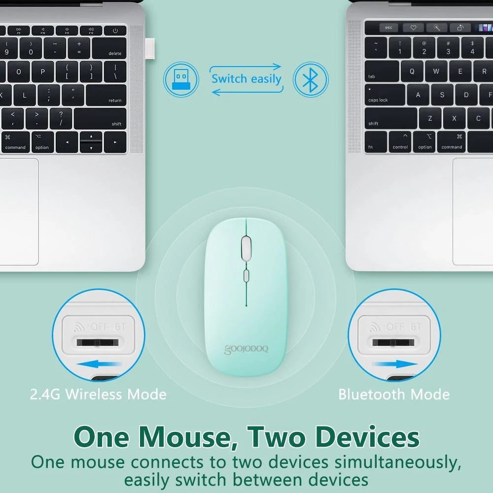Bluetooth Mini Thin Keyboard Mouse Set - Image 3