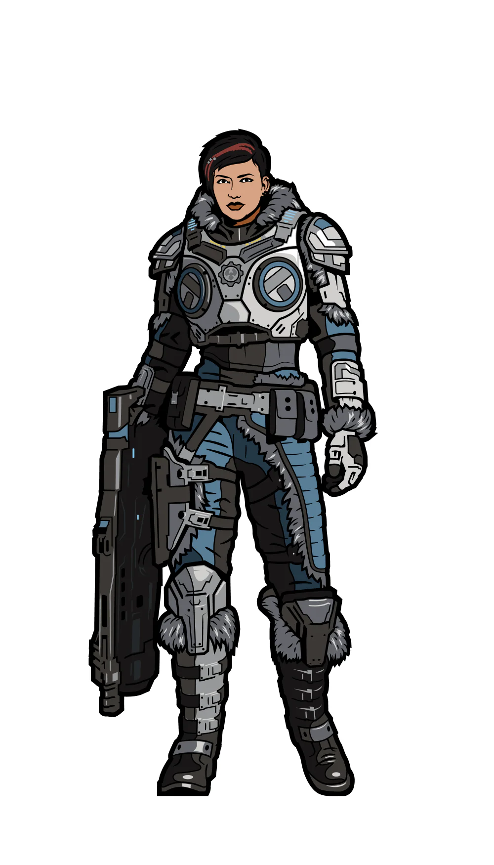 FiGPiN AP Artist Proof Gears of War Kait Diaz 274 Collectible Enamel Pin - Image 1