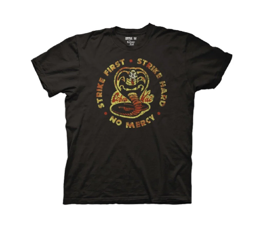 Karate Kid Bloody Cobra Kai Adult T-Shirt - Image 1