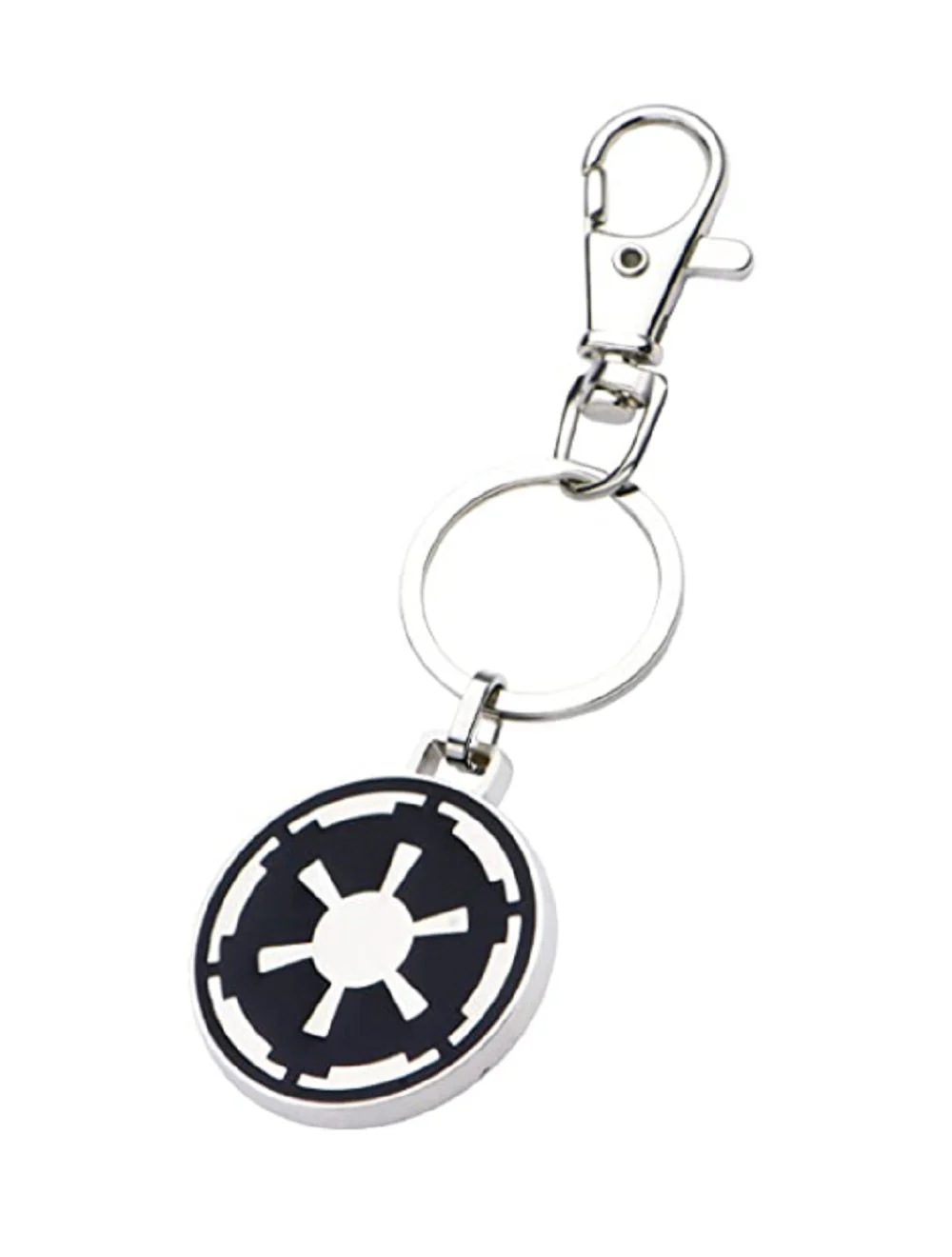 Star Wars Base Metal Imperial Symbol with Stainless Steel Key Chain - Image 2