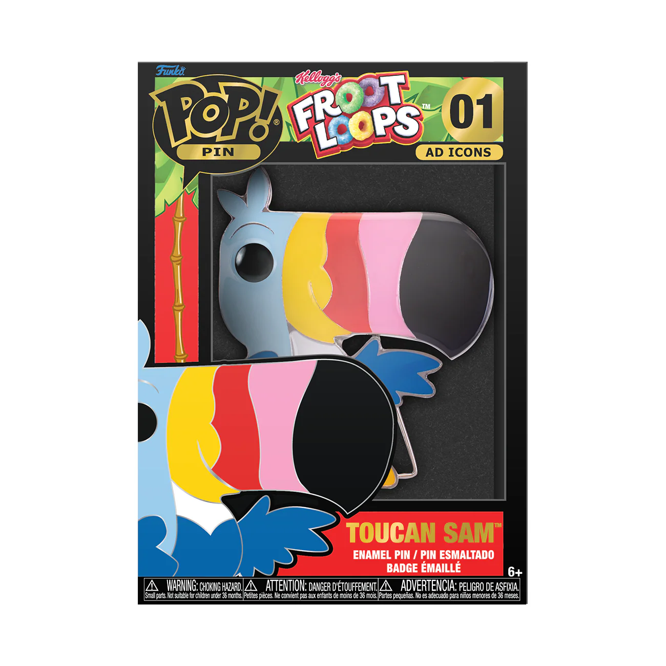 Funko Pop! Pin: Froot Loops - Toucan Sam #01 - Image 2