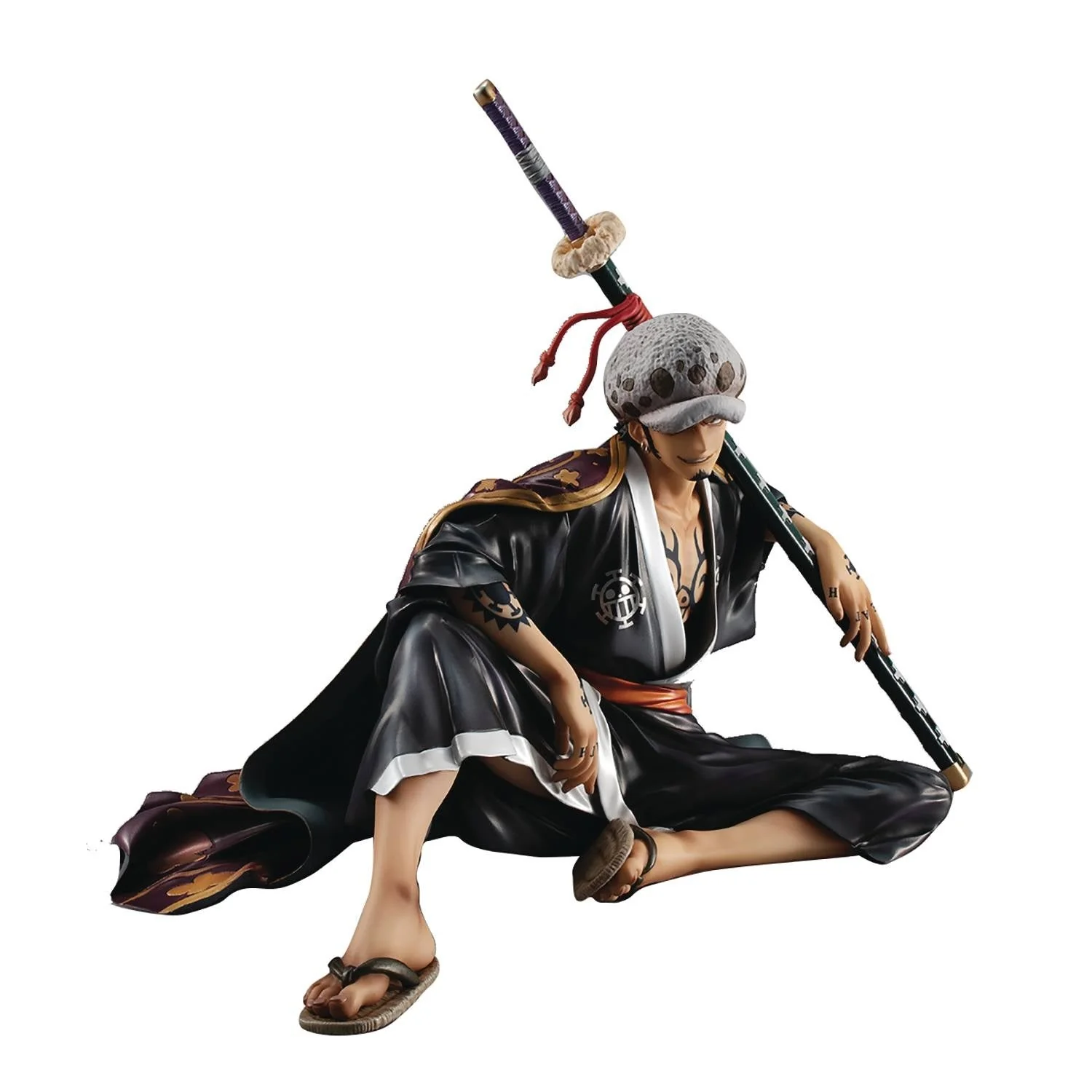 Megahouse One Piece Portrait of Pirates Warriors Alliance Trafalgar Law Figure - Image 1