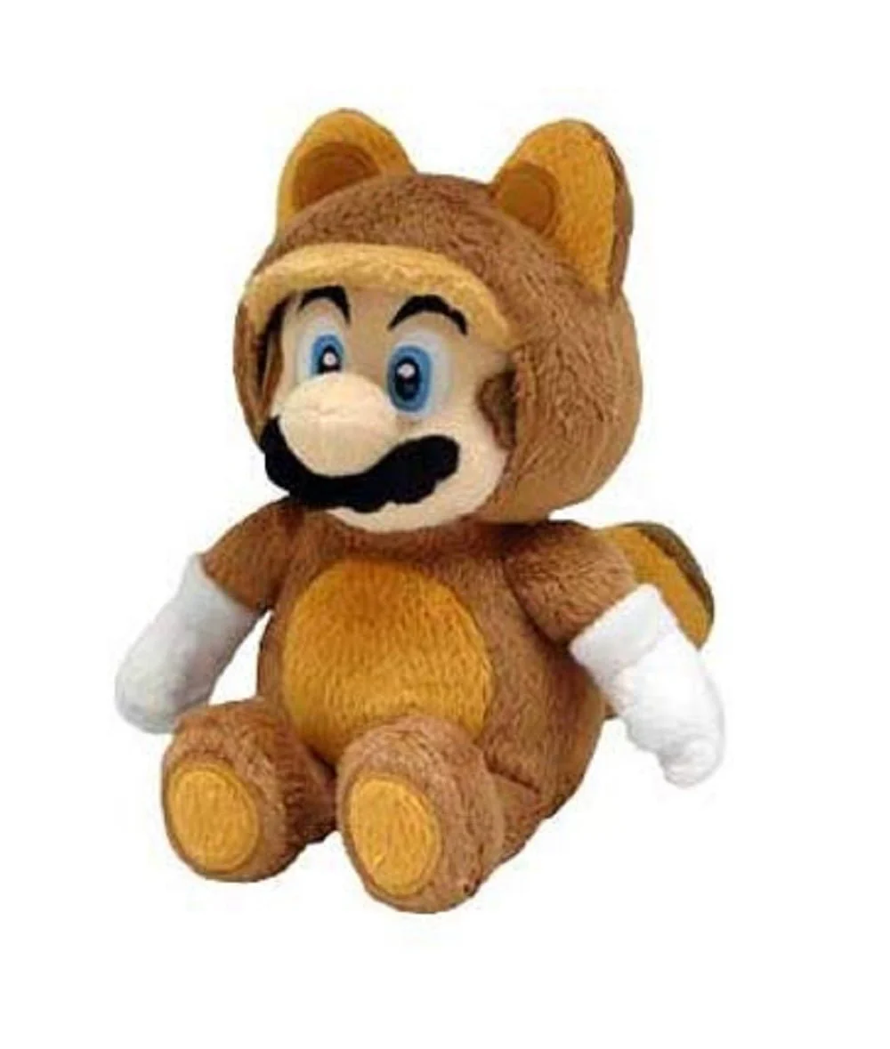 Little Buddy Official Super Mario Plush Raccoon Tanooki Mario, 9-Inch - Image 1