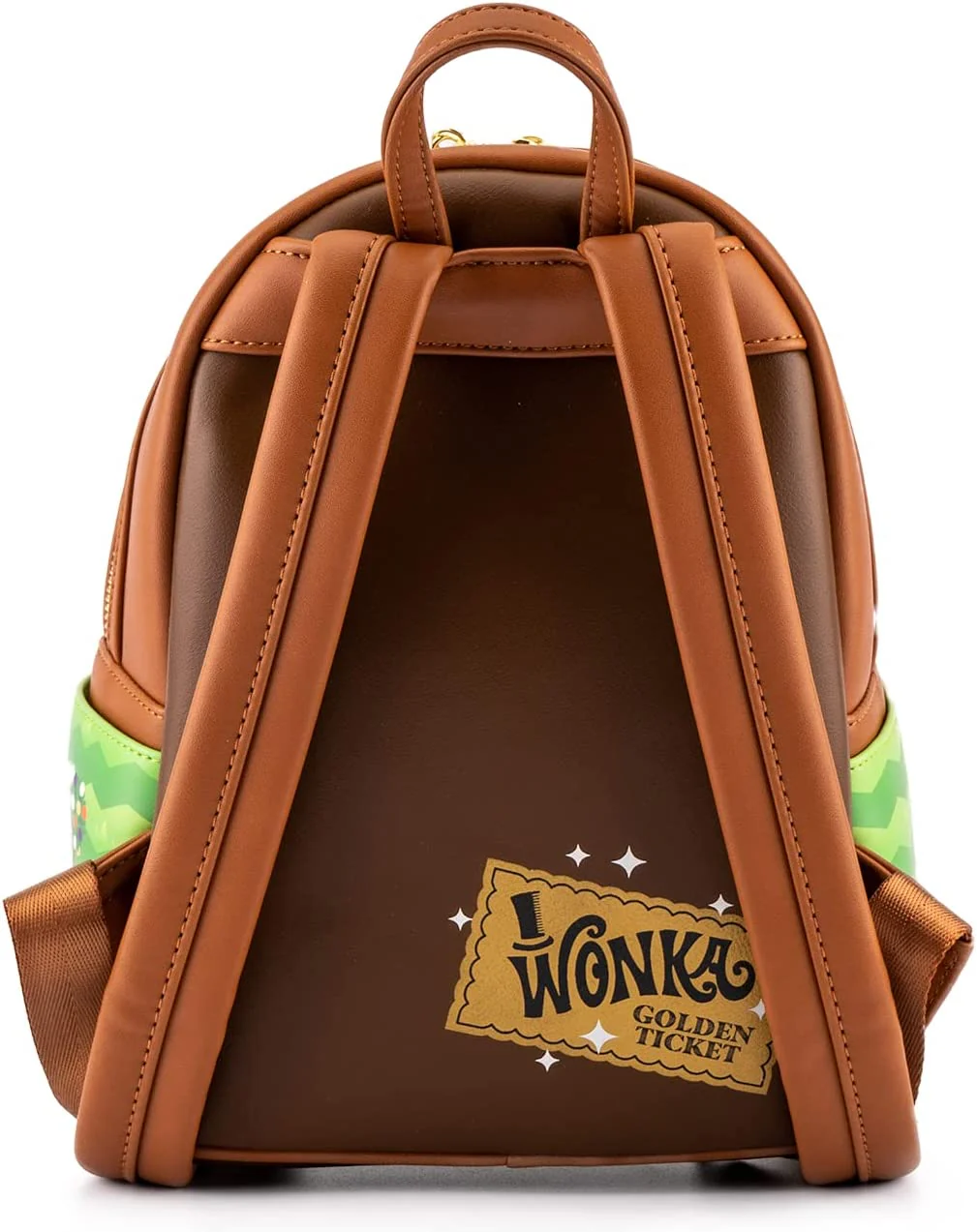 Loungefly Charlie and the Chocolate Factory Wonka 50th Anniversary Womens Double Strap Shoulder Bag Purse - Image 3