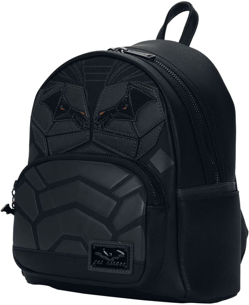 Loungefly DC The Batman Cosplay Womens Double Strap Shoulder Bag Purse Backpack - Image 1