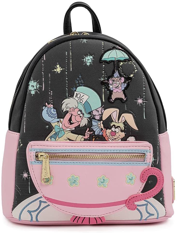 Loungefly Disney Alice in Wonderland A Very Merry Birthday To You Mini Backpack Bag - Image 1