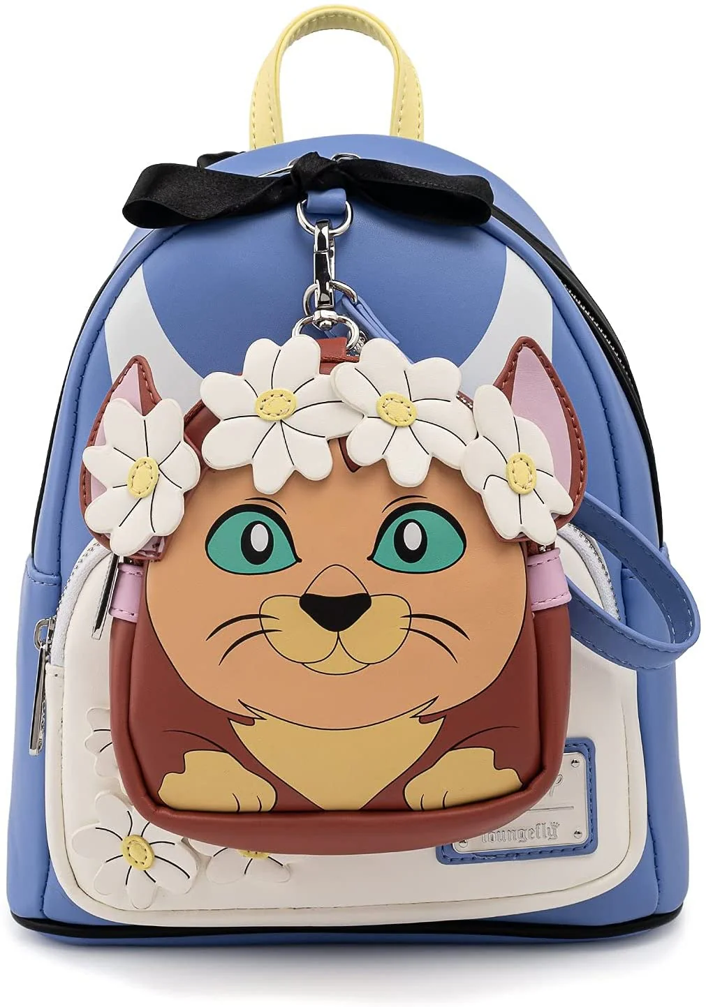 Loungefly Disney Alice in Wonderland Cosplay Mini Backpack Bag with Detachable Wristlet