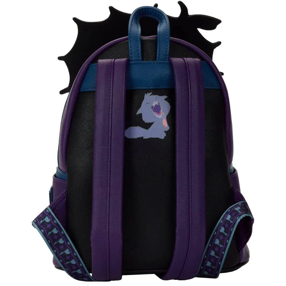Loungefly Disney Eng Villains Scene Yzma Womens Double Strap Shoulder Bag Purse Backpack - Image 3
