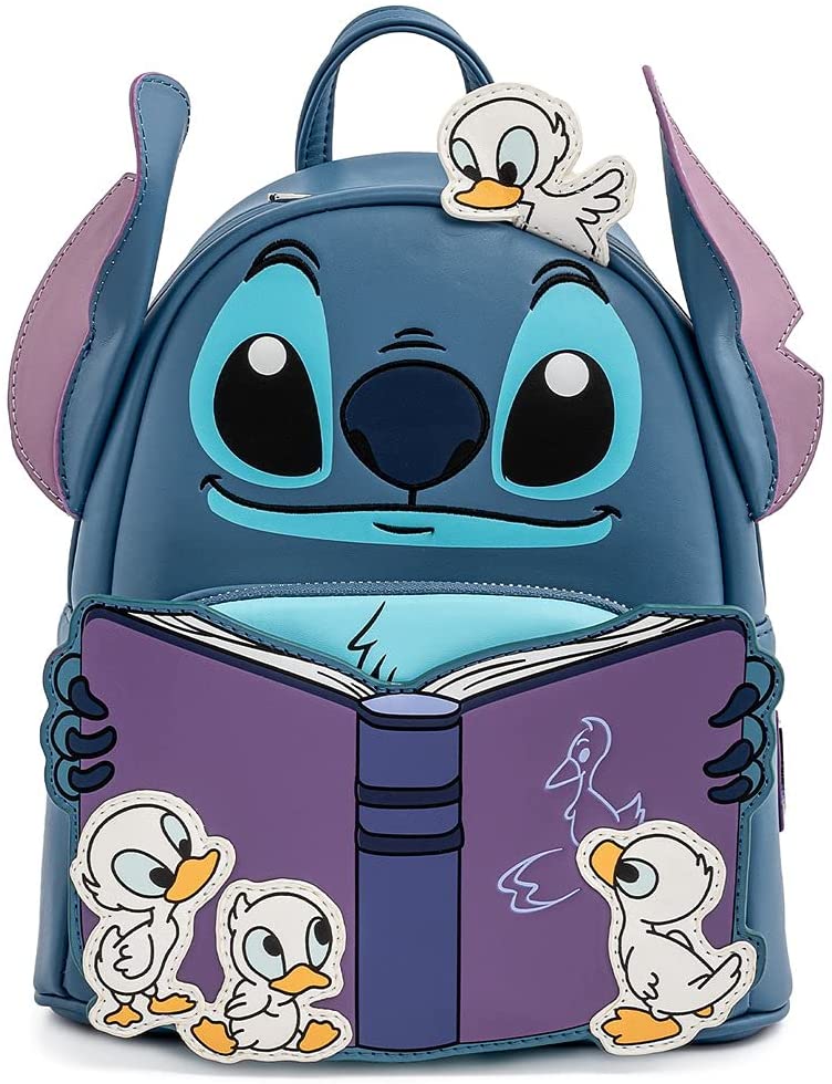 Loungefly Disney Lilo And Stitch Story Time Duckies Mini Backpack Bag - Image 1