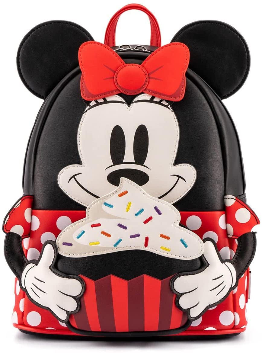 Loungefly Disney Minnnie Mouse Oh My Cosplay Treats Womens Double Strap Shoulder Bag Purse - Image 1