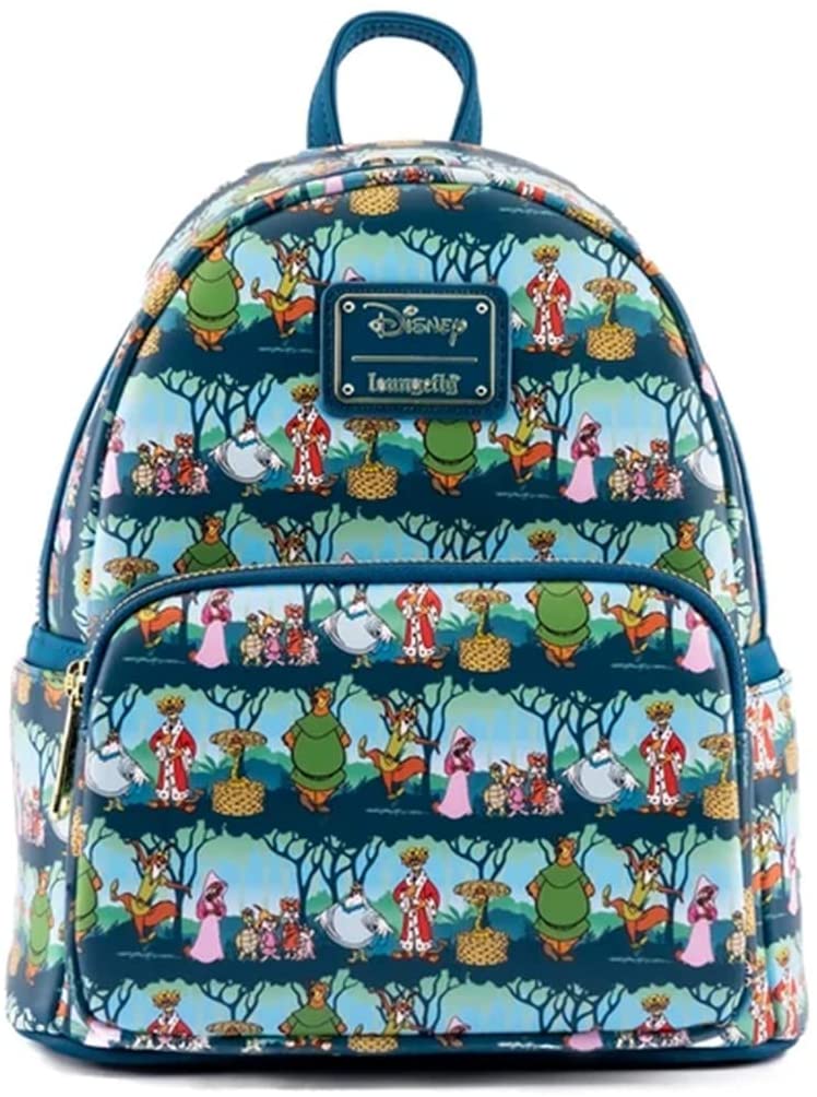 Loungefly Disney Robin Hood Sherwood All Over Print Print Shoulder Mini Bag Purse