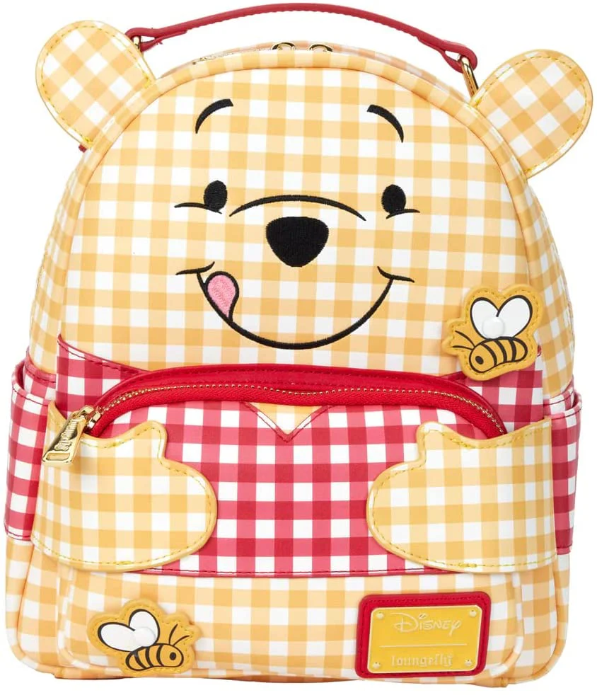 Loungefly Disney Winnie the Pooh Gingham Mini Backpack - Image 1
