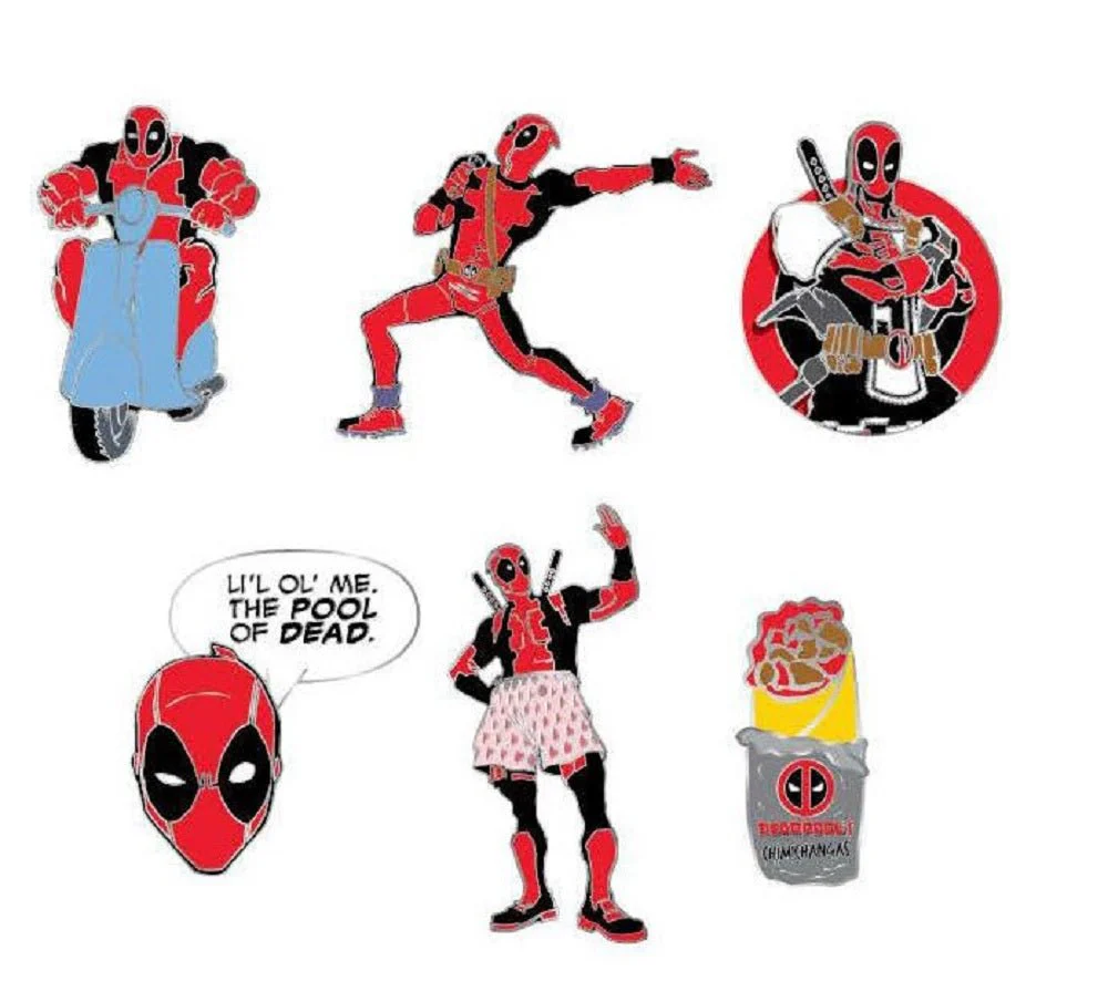 Loungefly Marvel Deadpool Random Blind Box Enamel Pin - Image 1