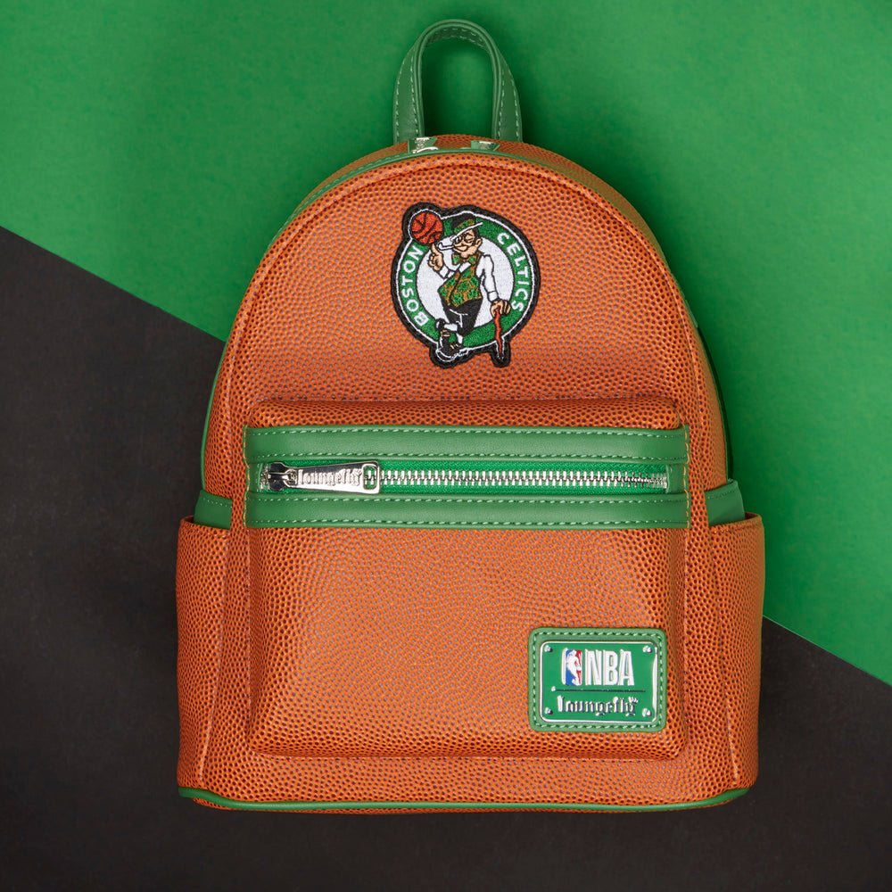 Loungefly NBA Boston Celtics Basketball Logo Mini Backpack - Image 2
