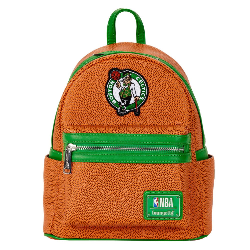 Loungefly NBA Boston Celtics Basketball Logo Mini Backpack - Image 1