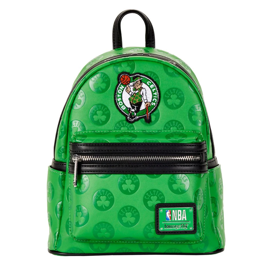 Loungefly NBA Boston Celtics Logo Mini Backpack - Image 1