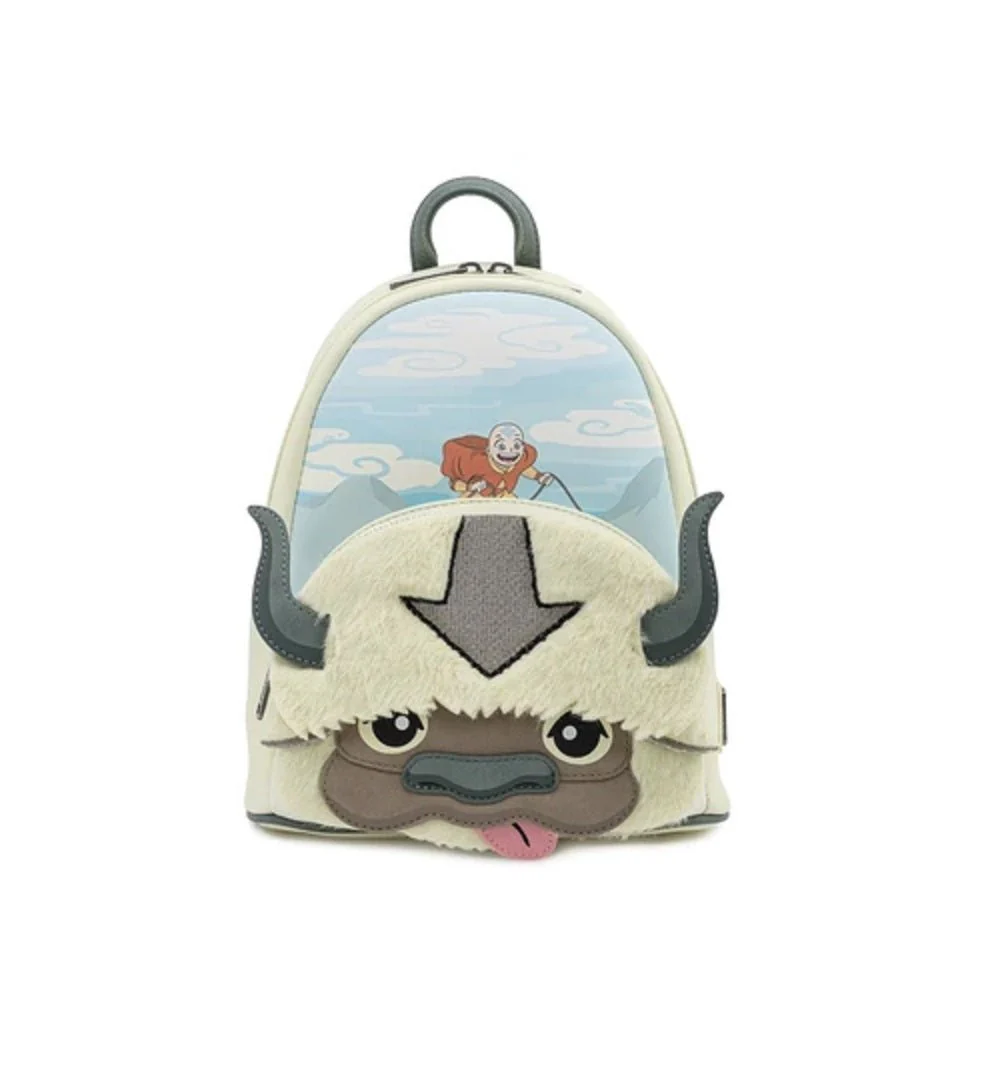 Loungefly Nickelodeon Avatar Aang Appa Cosplay Womens Double Strap Shoulder Backpack Bag - Image 1