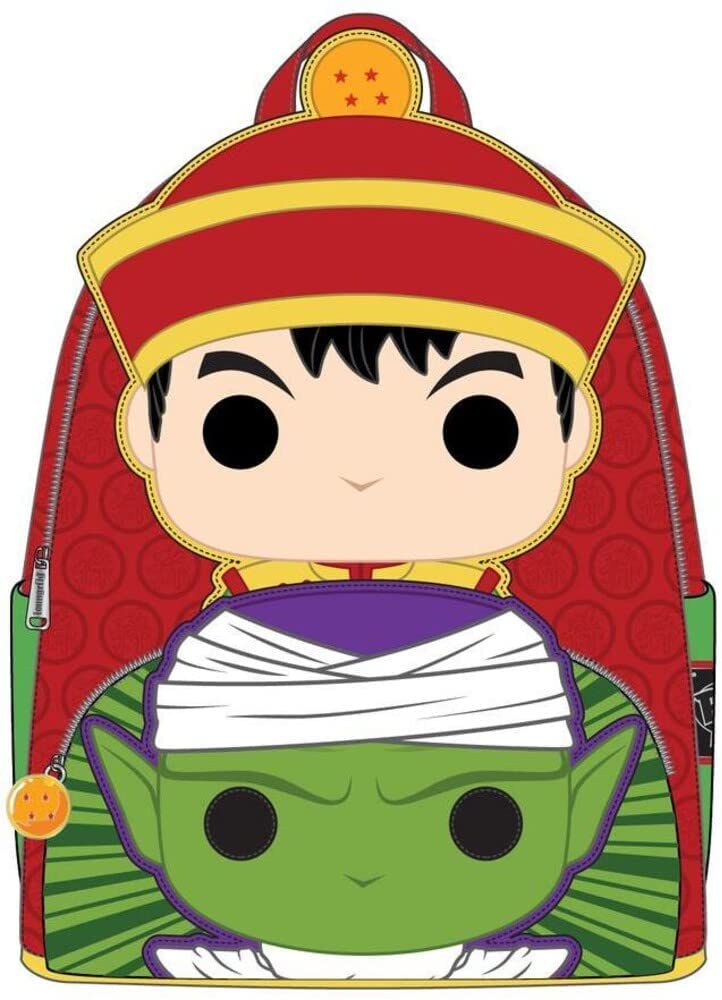 Loungefly POP Dragon Ball Z Gohan Piccolo Womens Double Strap Shoulder Bag Purse - Image 1