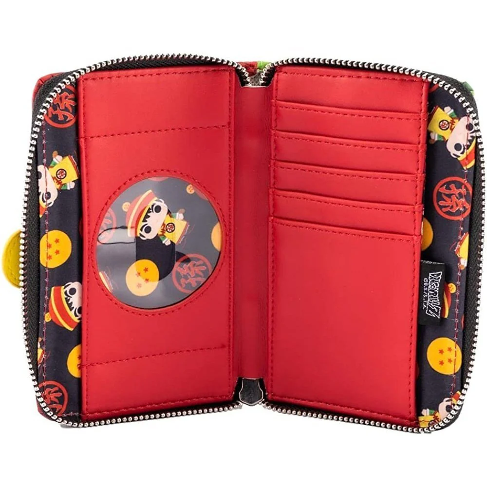 Loungefly POP Dragon Ball Z Saiyan Gohan Piccolo Faux Leather Wallet - Image 3