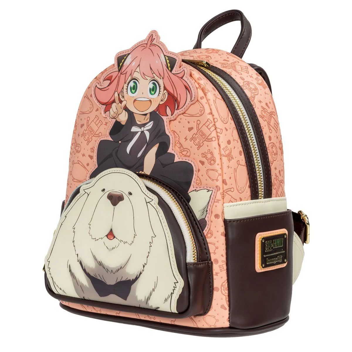 Loungefly Spy X Family Anya and Bond Mini-Backpack Entertainment Earth Exclusive - Image 3