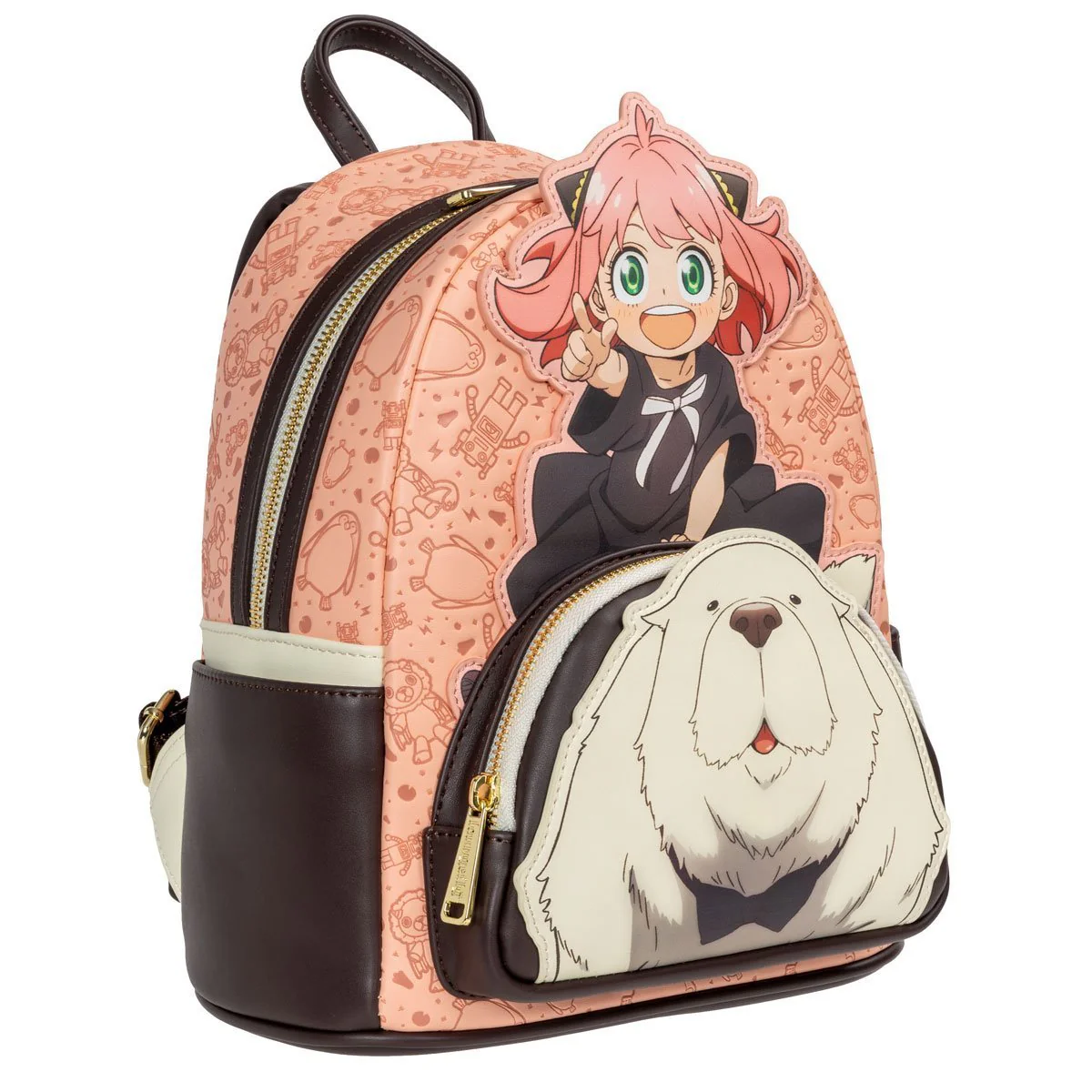 Loungefly Spy X Family Anya and Bond Mini-Backpack Entertainment Earth Exclusive - Image 2