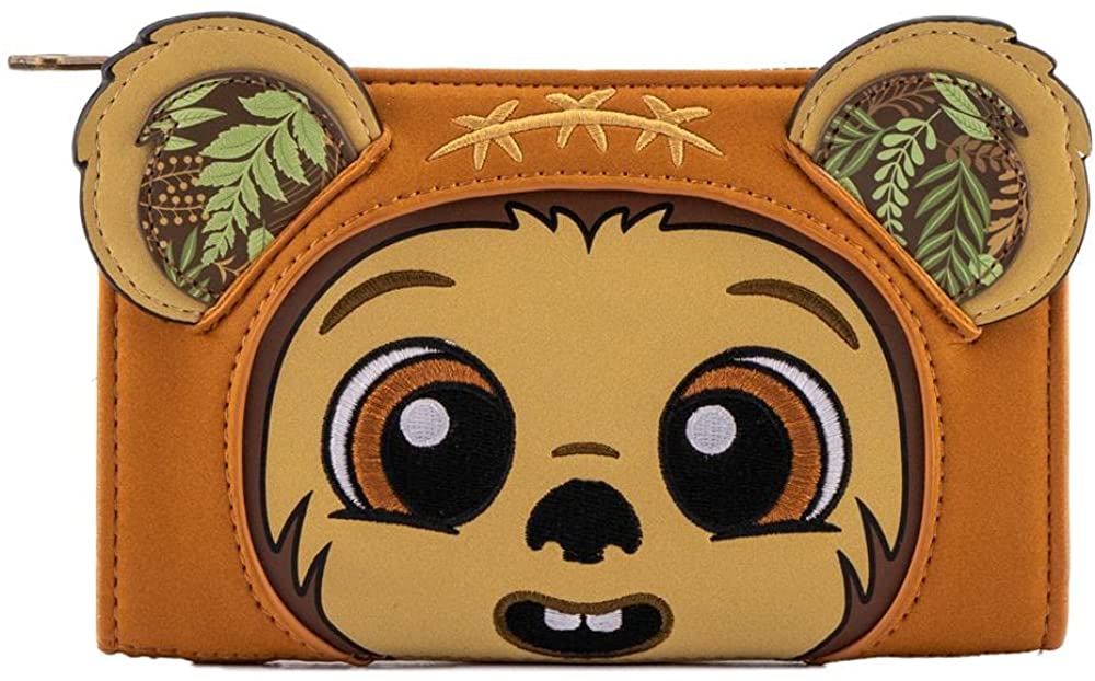 Loungefly Star Wars Wicket Ewok Cosplay Faux Leather Wallet - Image 1