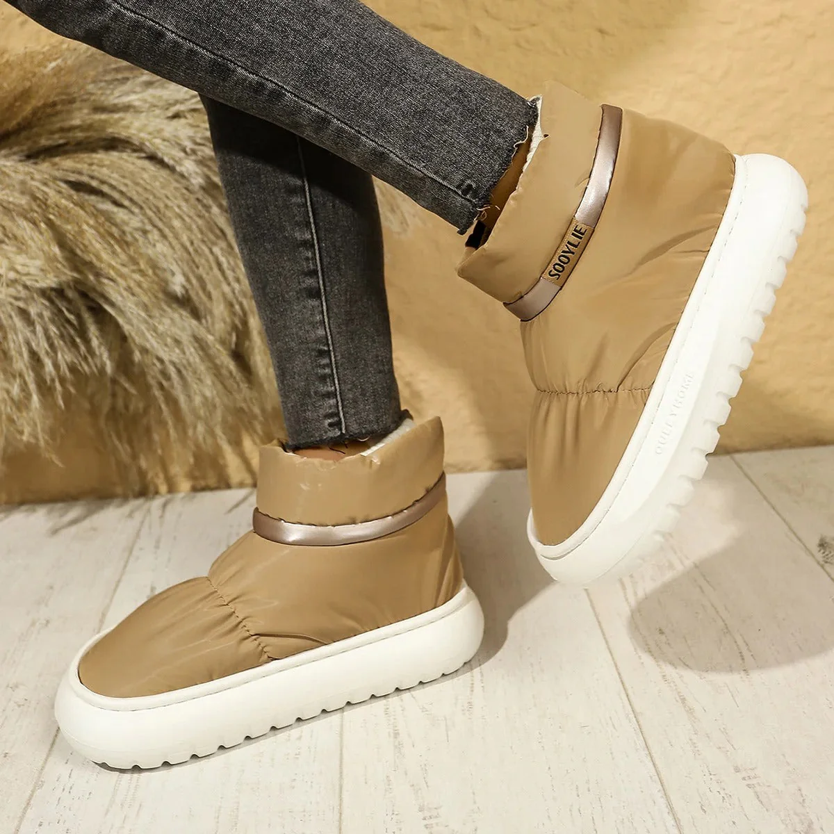 Winter Warmth Cozy Snow Boots - Image 2