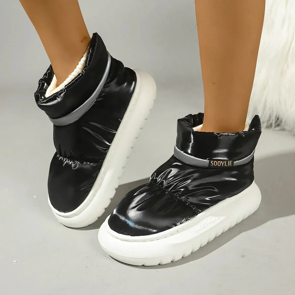 Winter Warmth Cozy Snow Boots - Image 3