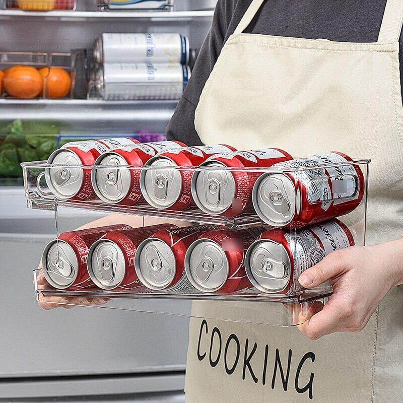 Refrigerator Storage Organizer Can Dispenser - Image 2