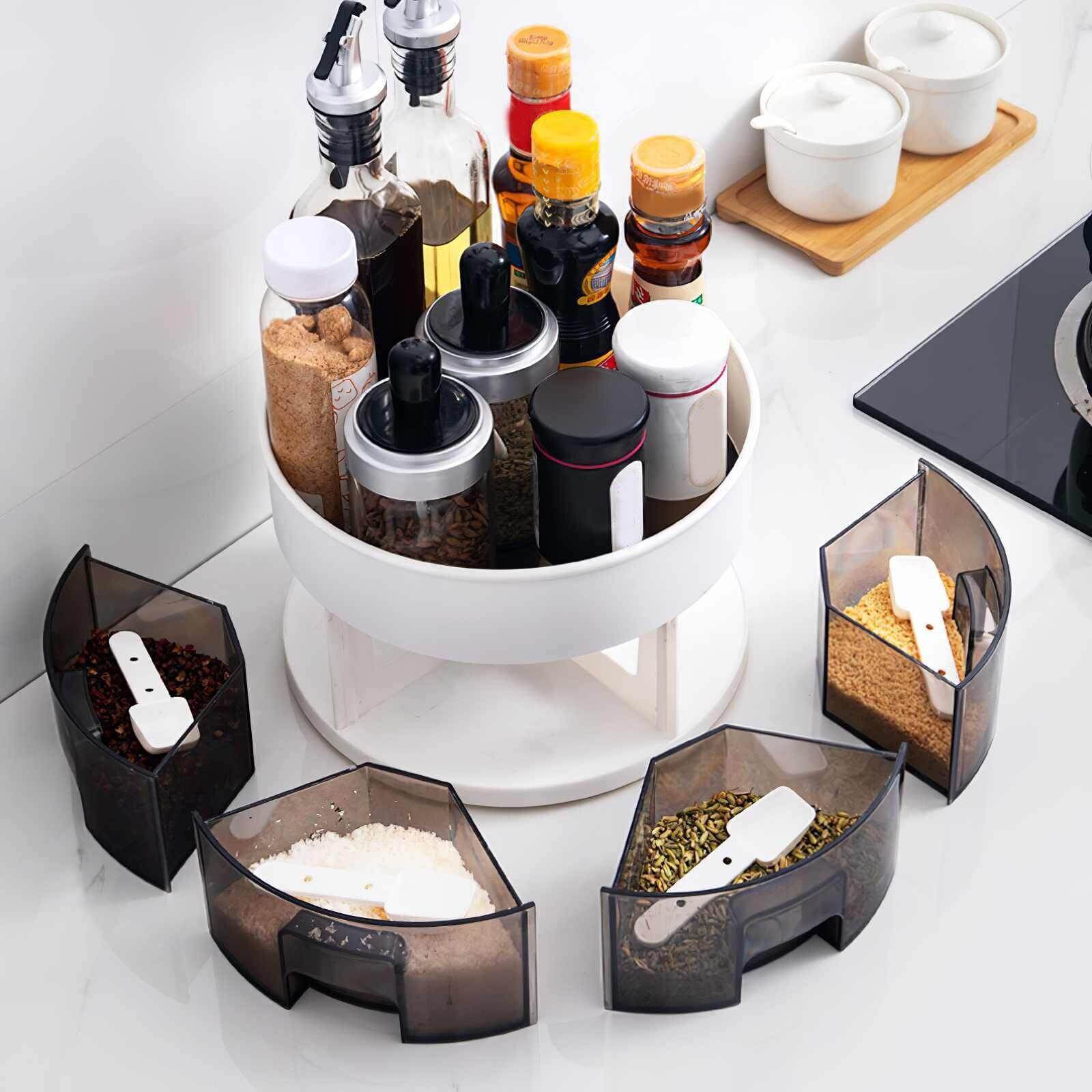 360 Rotating Lazy Kitchen Spice Rack Organizer - Image 3
