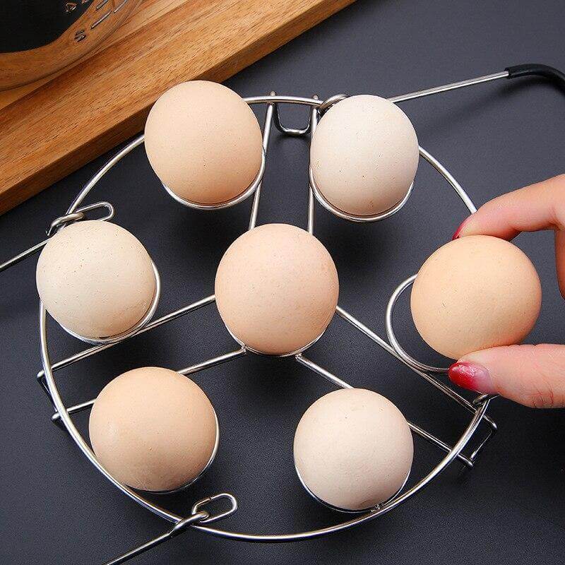 Heat Resistant Stackable Egg Steamer Rack - Image 2