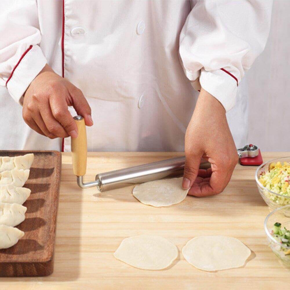 Stainless Steel Easy Dough Roller Pin - Image 2