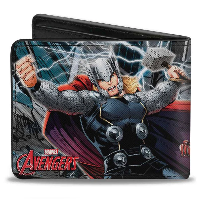 Marvel Avengers Superheroes Action Pose Bifold Wallet - Image 2