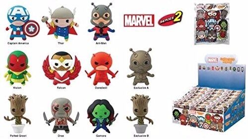 Marvel Comics 3D Foam Key Ring Series 2 Blind Bag Marvel Key Chain - Image 1