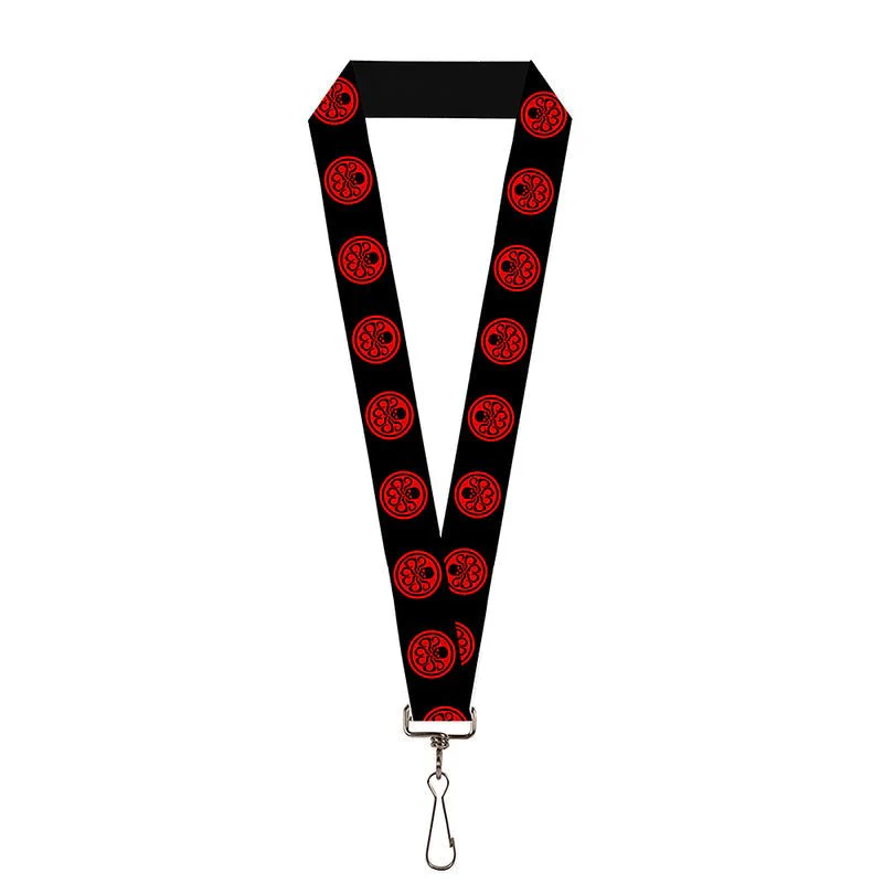 Marvel Comics Hydra Symbol Lanyard Neck Strap Id Holder - Image 1
