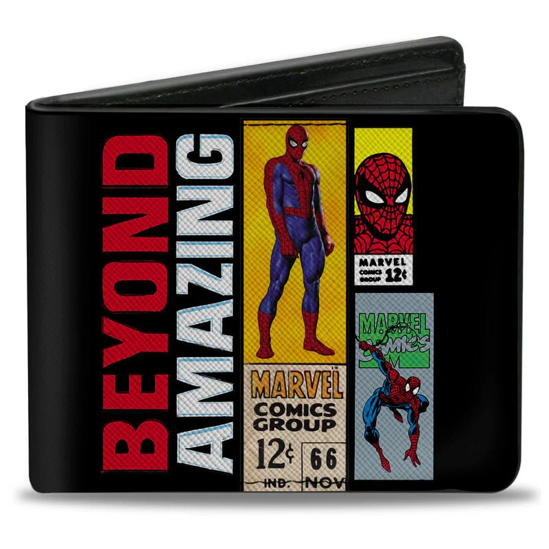Marvel Comics Spider-Man Beyond Amazing Comics Collage Bi-Fold Wallet - Image 2