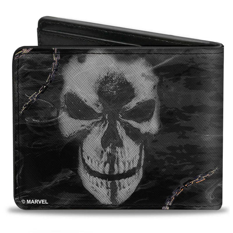 Marvel Ghost Rider Riding Pose With Skull Bifold Wallet - Image 2